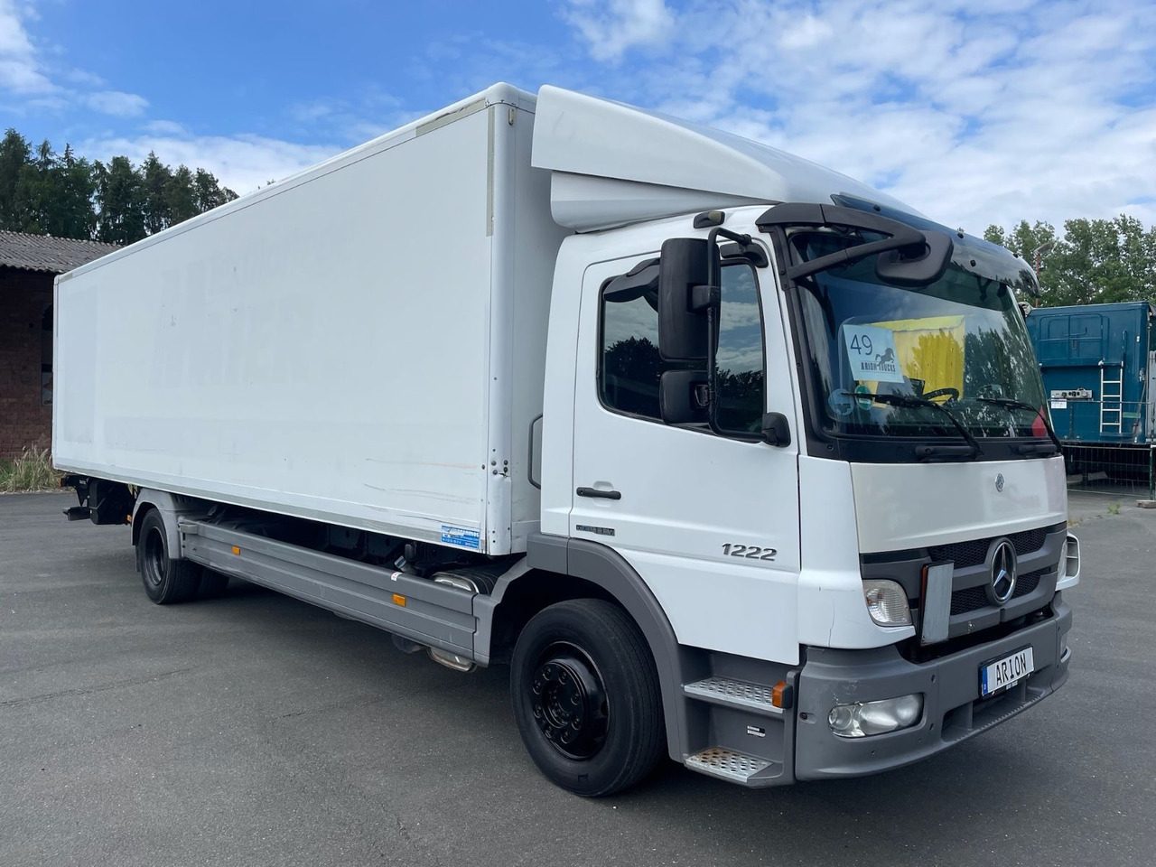 Mercedes-Benz Atego 2 1222 4x2 Koffer/LBW/DAUTEL/8,25m/AC/EU5 - شاحنة صندوقية: صورة 1 Mercedes-Benz Atego 2 1222 4x2 Koffer/LBW/DAUTEL/8,25m/AC/EU5 - شاحنة صندوقية: صورة 1