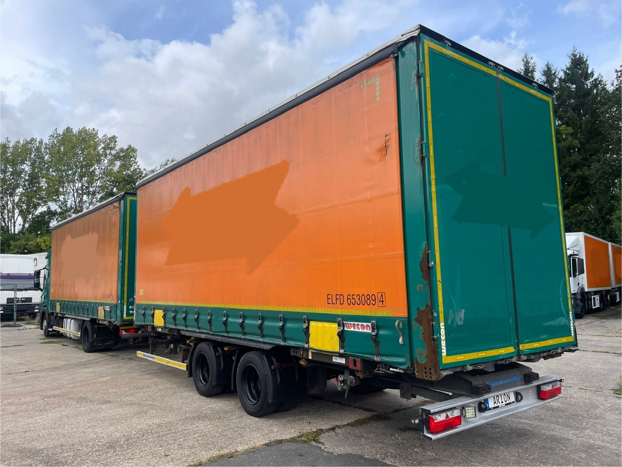 Scania G450 Pritsche+Plane/ANHÄNGER/KOTSCHENREUTHER - شاحنة ذات ستائر جانبية: صورة 3 Scania G450 Pritsche+Plane/ANHÄNGER/KOTSCHENREUTHER - شاحنة ذات ستائر جانبية: صورة 3