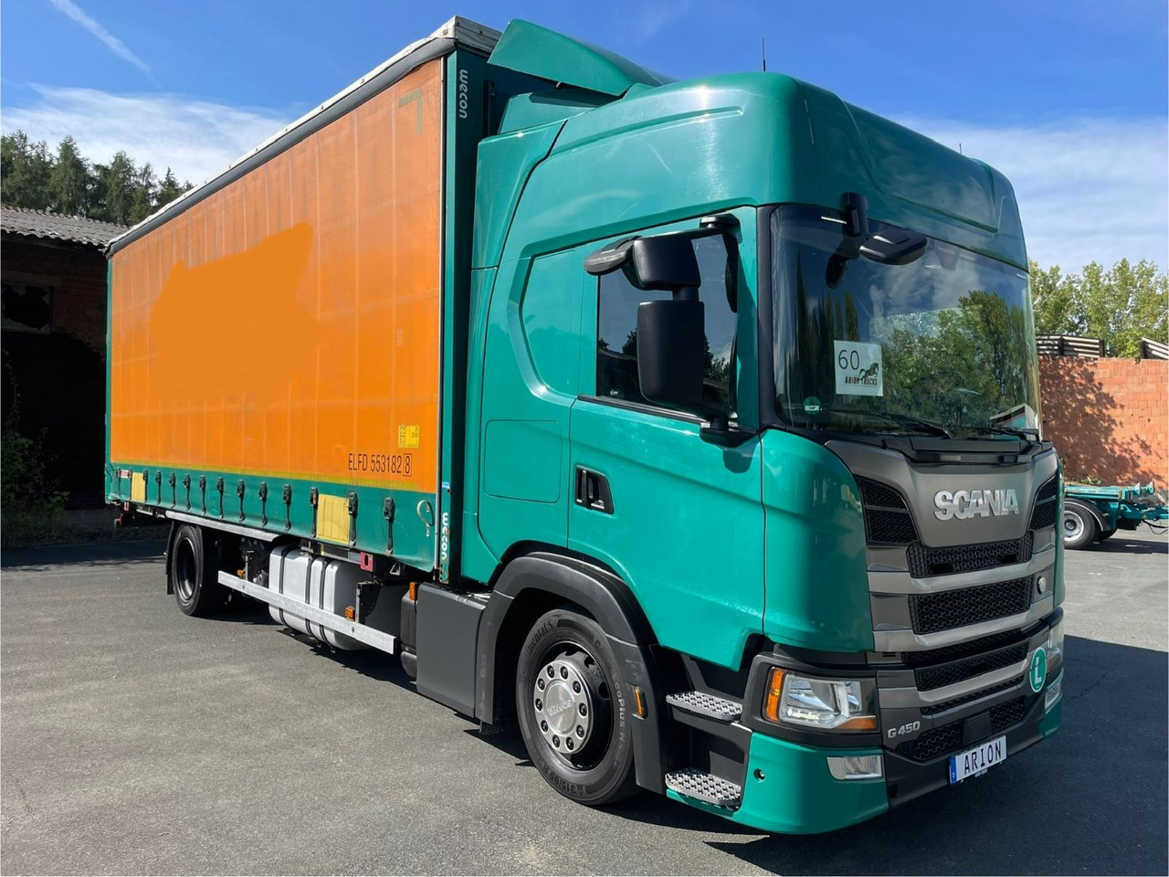 Scania G450 Wechselfahrgestell/WECON/StandAC/EU6d - ناقلة حاويات/ شاحنة حاويات: صورة 1 Scania G450 Wechselfahrgestell/WECON/StandAC/EU6d - ناقلة حاويات/ شاحنة حاويات: صورة 1