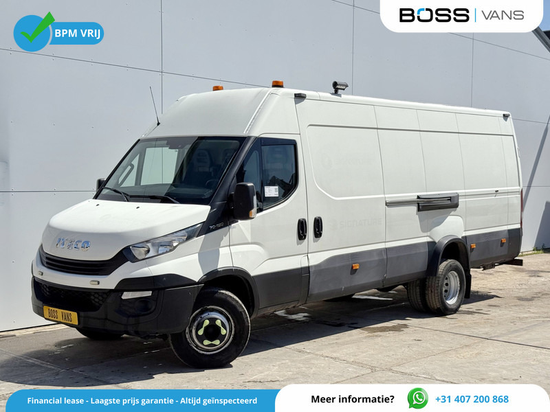 Iveco Daily 70C18 3.0L L4H2 Dubbellucht Airco Cruise Control Dubbele Schuif Oprijplaat Trekhaak Camera Tachograaf - فان: صورة 1 Iveco Daily 70C18 3.0L L4H2 Dubbellucht Airco Cruise Control Dubbele Schuif Oprijplaat Trekhaak Camera Tachograaf - فان: صورة 1