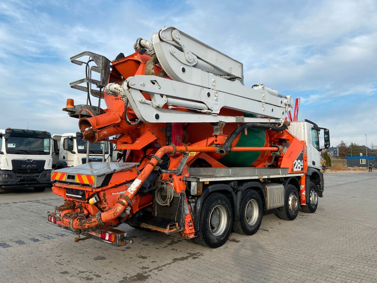 تأجير  Mercedes-Benz AROCS 3245 PUTZMEISTER 28-4 77S Mercedes-Benz AROCS 3245 PUTZMEISTER 28-4 77S: صورة 8