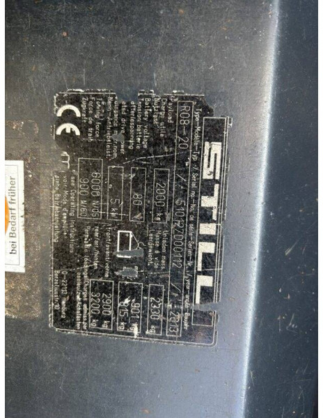 شاحنات مسطحة, شاحنة كهربائية Still R 0820: صورة 6