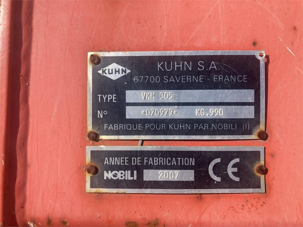 Kuhn VKM 305  - جزازة العشب: صورة 4 Kuhn VKM 305  - جزازة العشب: صورة 4