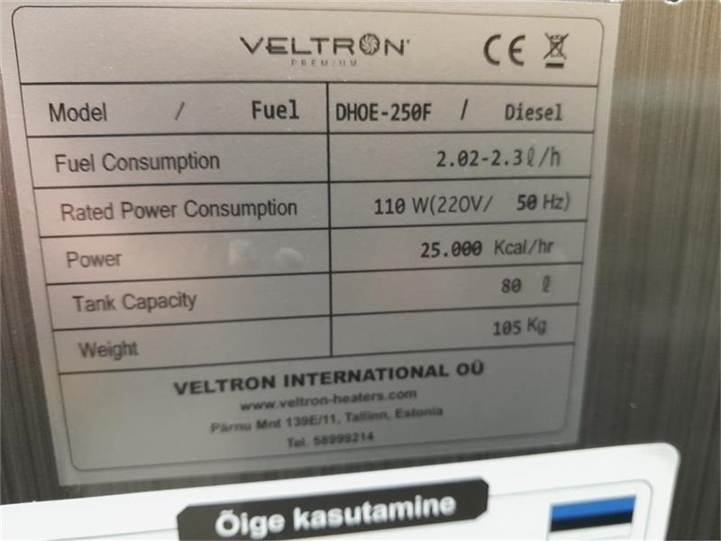 - - - VeLTRON HEATER MED BLÆSER - سخان الإنشاء: صورة 5 - - - VeLTRON HEATER MED BLÆSER - سخان الإنشاء: صورة 5