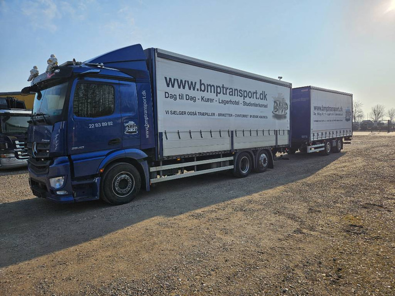 Mercedes-Benz Actros 2540 L // Lift // ACC - شاحنة ذات ستائر جانبية: صورة 1 Mercedes-Benz Actros 2540 L // Lift // ACC - شاحنة ذات ستائر جانبية: صورة 1