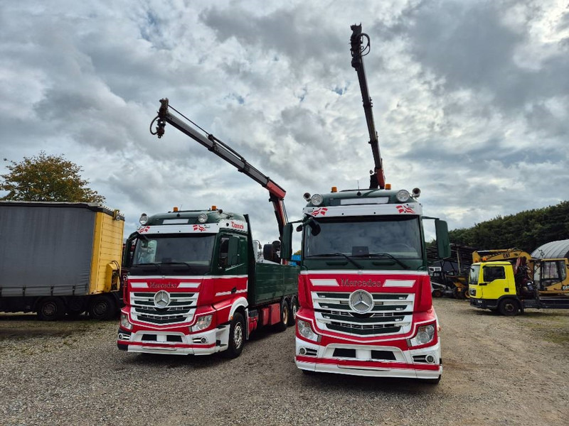 Mercedes-Benz Actros 2551/6x2 // Palfinger 16002 B // 2 x trucks - شاحنة كرين: صورة 3 Mercedes-Benz Actros 2551/6x2 // Palfinger 16002 B // 2 x trucks - شاحنة كرين: صورة 3