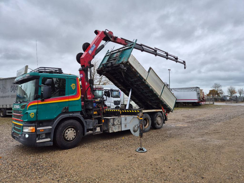 Scania P450 6x2/4 // HMF 2620 K5 // 3-way tip - شاحنة كرين: صورة 1 Scania P450 6x2/4 // HMF 2620 K5 // 3-way tip - شاحنة كرين: صورة 1