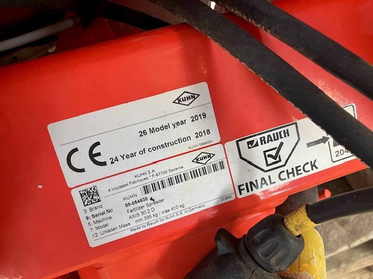 Kuhn Axis 30.2D - آلة نشر السماد: صورة 2 Kuhn Axis 30.2D - آلة نشر السماد: صورة 2