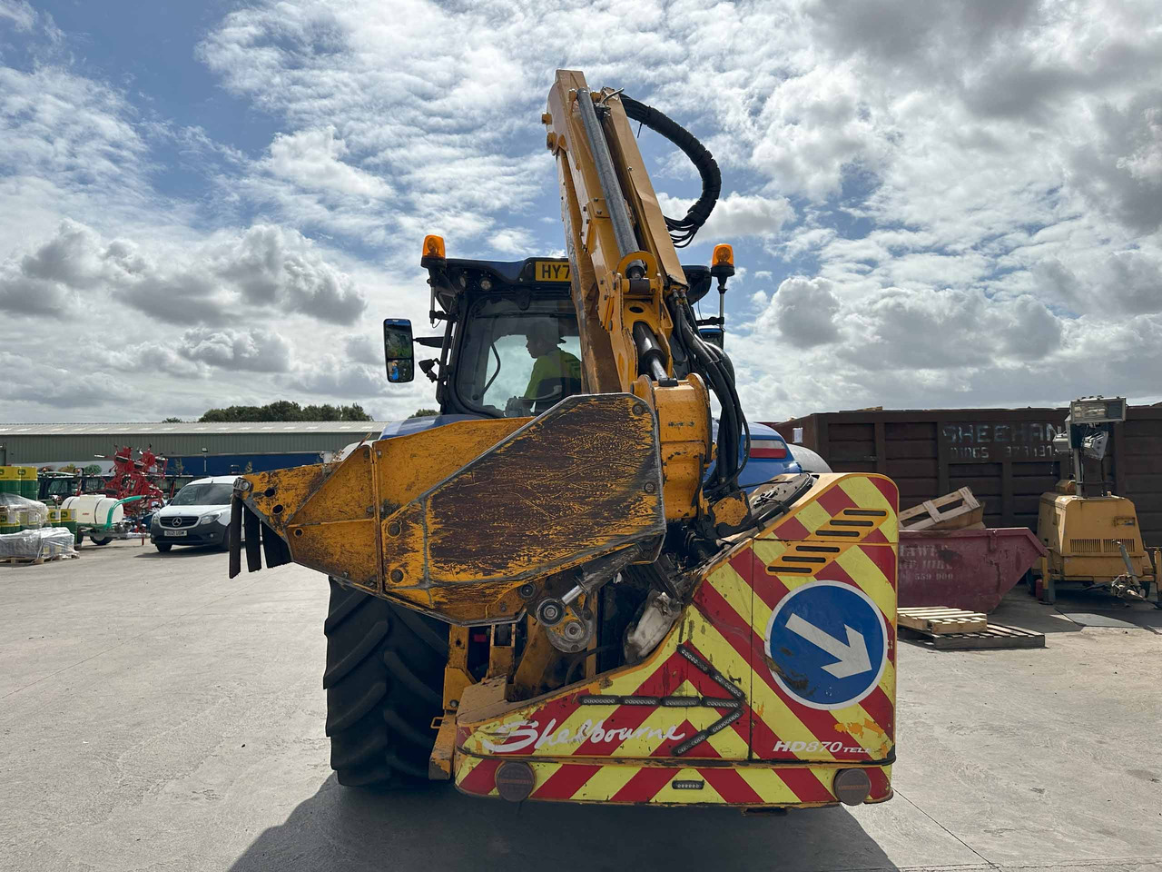 Shelbourne Reynolds HD870T - جزازة رافعة: صورة 5 Shelbourne Reynolds HD870T - جزازة رافعة: صورة 5