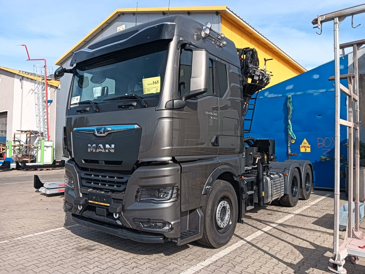 MAN TGX 26.580 6x4 LANGHOLZ EPSILON TZ 17 - شاحنة قطع الأشجار, شاحنة كرين: صورة 1 MAN TGX 26.580 6x4 LANGHOLZ EPSILON TZ 17 - شاحنة قطع الأشجار, شاحنة كرين: صورة 1