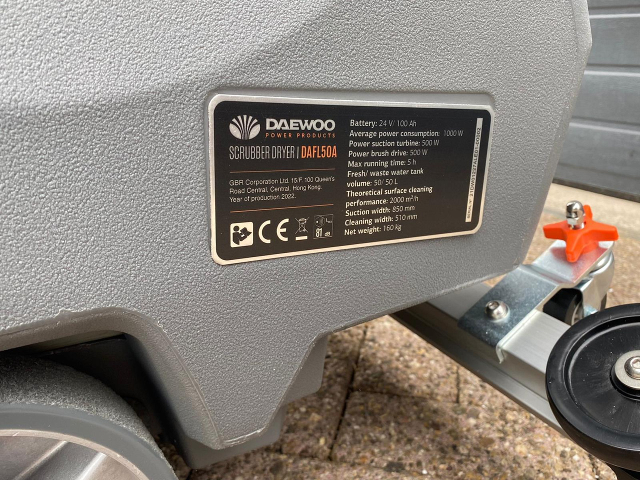 Daewoo DAFL50A Schrobzuigmachine - ماكينة تنظيف: صورة 3 Daewoo DAFL50A Schrobzuigmachine - ماكينة تنظيف: صورة 3