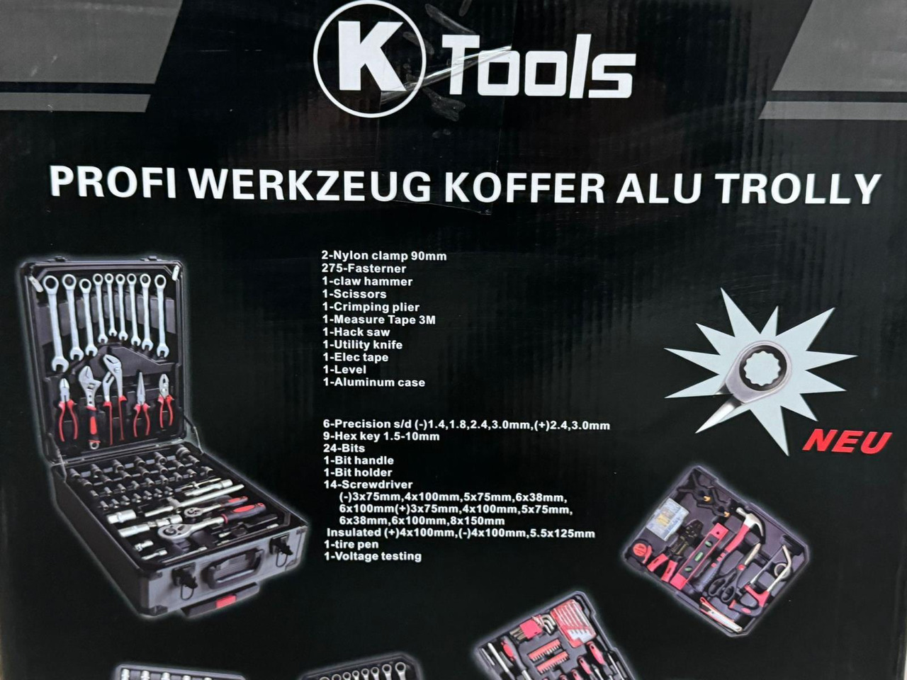 KTools gereedschapskoffer 399PCS - معدات الورشة: صورة 5 KTools gereedschapskoffer 399PCS - معدات الورشة: صورة 5