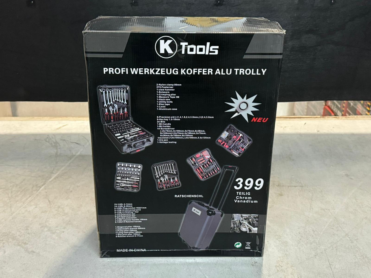 KTools gereedschapskoffer 399PCS - معدات الورشة: صورة 4 KTools gereedschapskoffer 399PCS - معدات الورشة: صورة 4