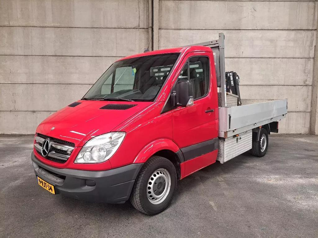 Mercedes-Benz Sprinter 313 CDI 2.2 AUT Open laadbak met Hiab 008T kraan 9-VJT-34 - شاحنة توصيل مفتوحة: صورة 1 Mercedes-Benz Sprinter 313 CDI 2.2 AUT Open laadbak met Hiab 008T kraan 9-VJT-34 - شاحنة توصيل مفتوحة: صورة 1
