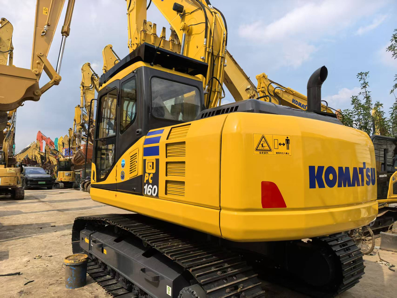 KOMATSU PC160 - حفار زاحف: صورة 1 KOMATSU PC160 - حفار زاحف: صورة 1