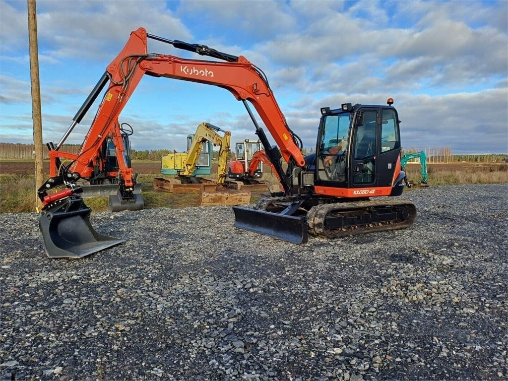 Kubota KX080-4a Pyörittäjällä - حفار صغير: صورة 1 Kubota KX080-4a Pyörittäjällä - حفار صغير: صورة 1