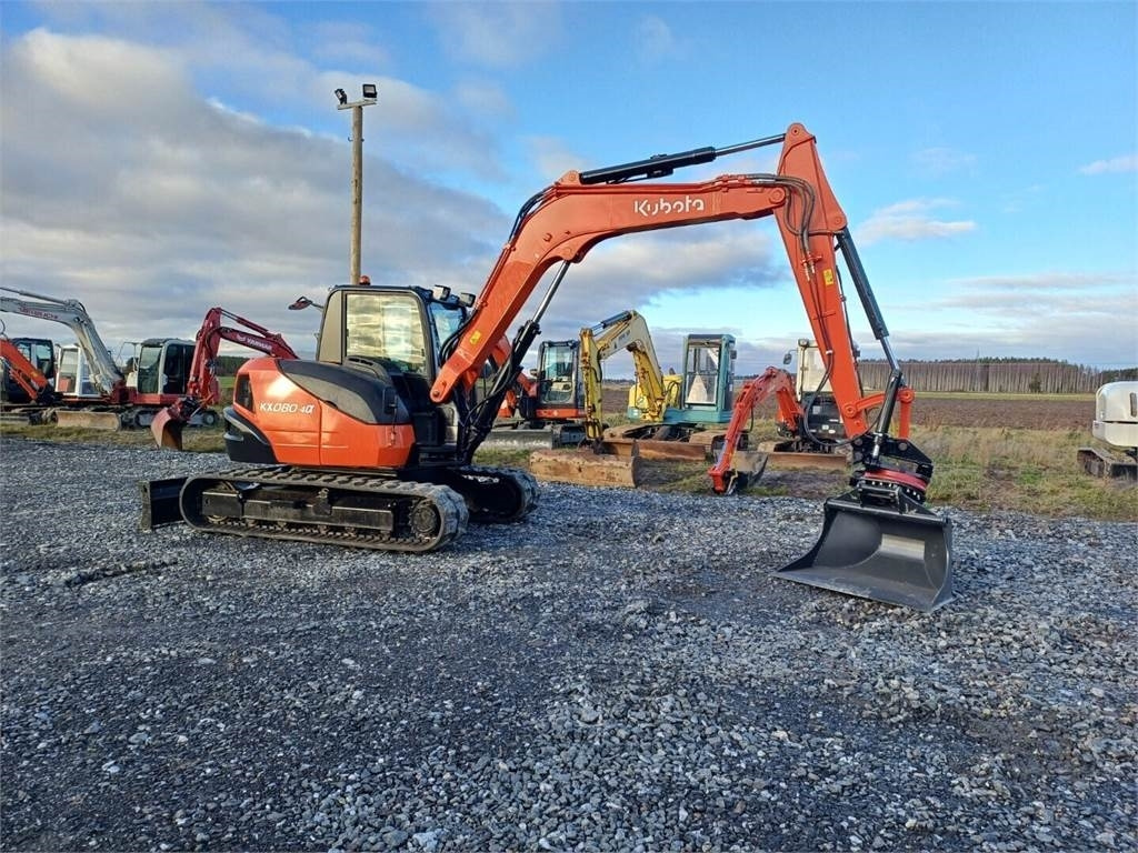 Kubota KX080-4a Pyörittäjällä - حفار صغير: صورة 4 Kubota KX080-4a Pyörittäjällä - حفار صغير: صورة 4