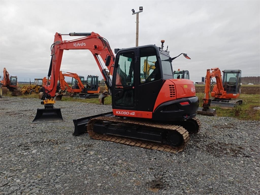 Kubota Kx080-4a Engcon pyörittäjällä - حفار صغير: صورة 3 Kubota Kx080-4a Engcon pyörittäjällä - حفار صغير: صورة 3