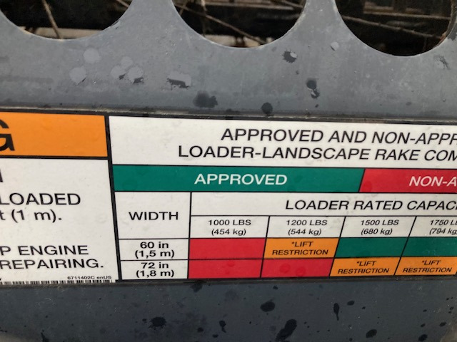 EPIERREUR LANDSCAPE LR 5 B POUR BOB CAT 230 - ملحق - آلات الإنشاء: صورة 4 EPIERREUR LANDSCAPE LR 5 B POUR BOB CAT 230 - ملحق - آلات الإنشاء: صورة 4