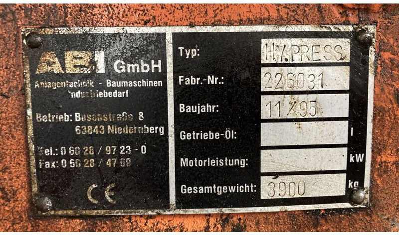 Abi RE 12/14300 Pile Driver & Drill Rig - ناقلة الأكوام: صورة 5 Abi RE 12/14300 Pile Driver & Drill Rig - ناقلة الأكوام: صورة 5