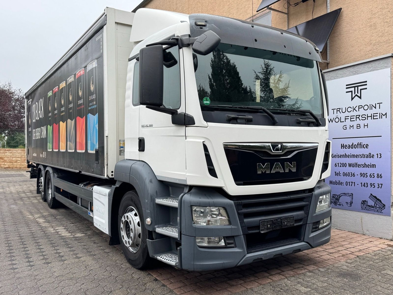 MAN TGS 26.360/LBW/Lenk-Lift/AHK/Voll-Luft - شاحنة مشروبات: صورة 1 MAN TGS 26.360/LBW/Lenk-Lift/AHK/Voll-Luft - شاحنة مشروبات: صورة 1