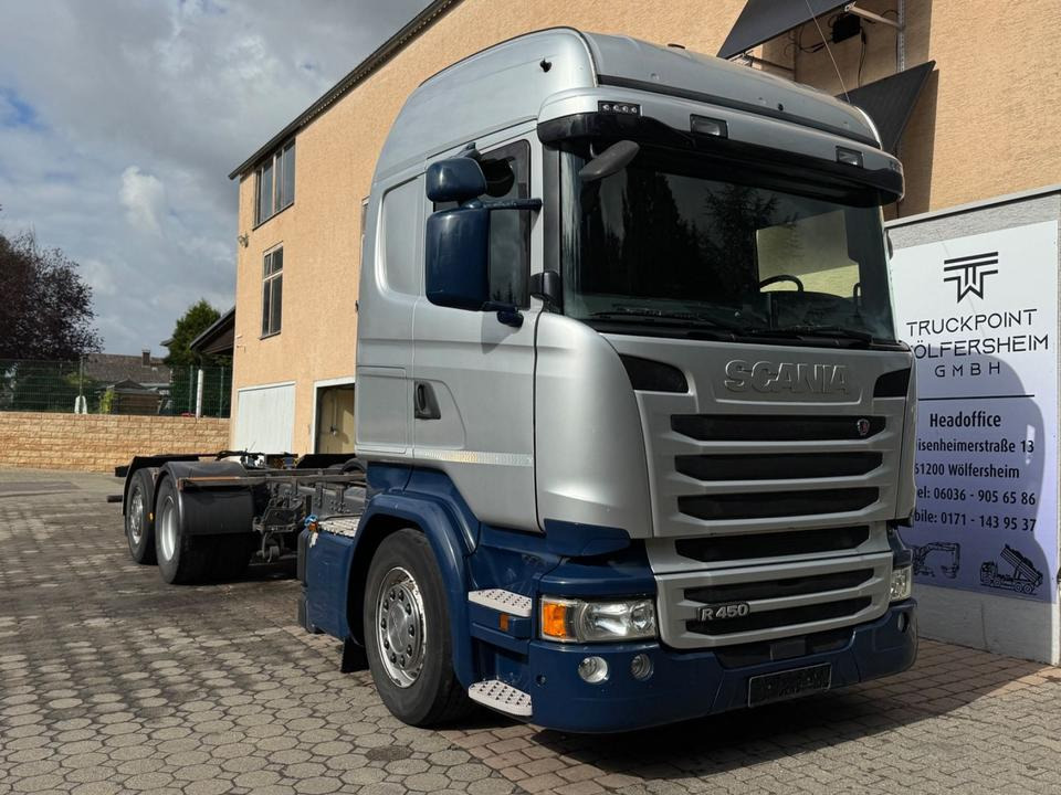 Scania R450/Retarder/Lenk-Lift/Highline - شاحنة بهيكل معدني للمقصورة: صورة 1 Scania R450/Retarder/Lenk-Lift/Highline - شاحنة بهيكل معدني للمقصورة: صورة 1