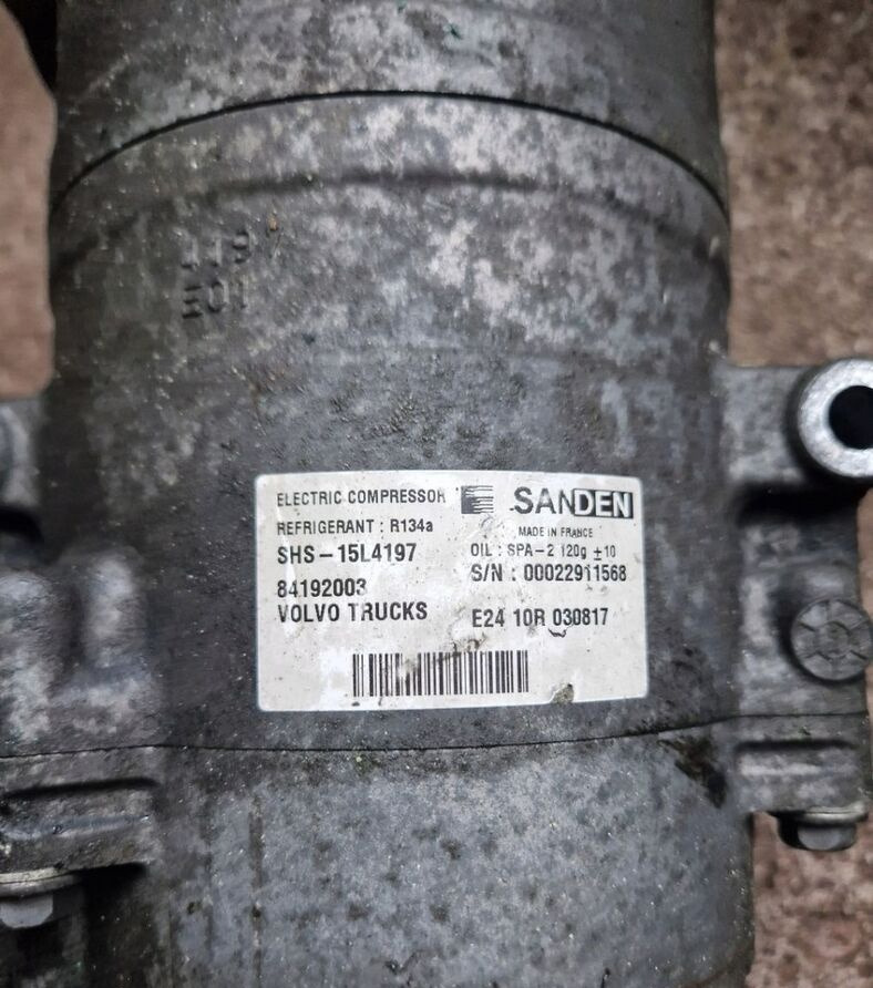Sanden SPRĘŻARKA KOMPRESOR KLIMATYZACJI POSTOJOWEJ VOLVO FH 4 FM 4 84192003 - ضاغط المكيف - شاحنة: صورة 3 Sanden SPRĘŻARKA KOMPRESOR KLIMATYZACJI POSTOJOWEJ VOLVO FH 4 FM 4 84192003 - ضاغط المكيف - شاحنة: صورة 3