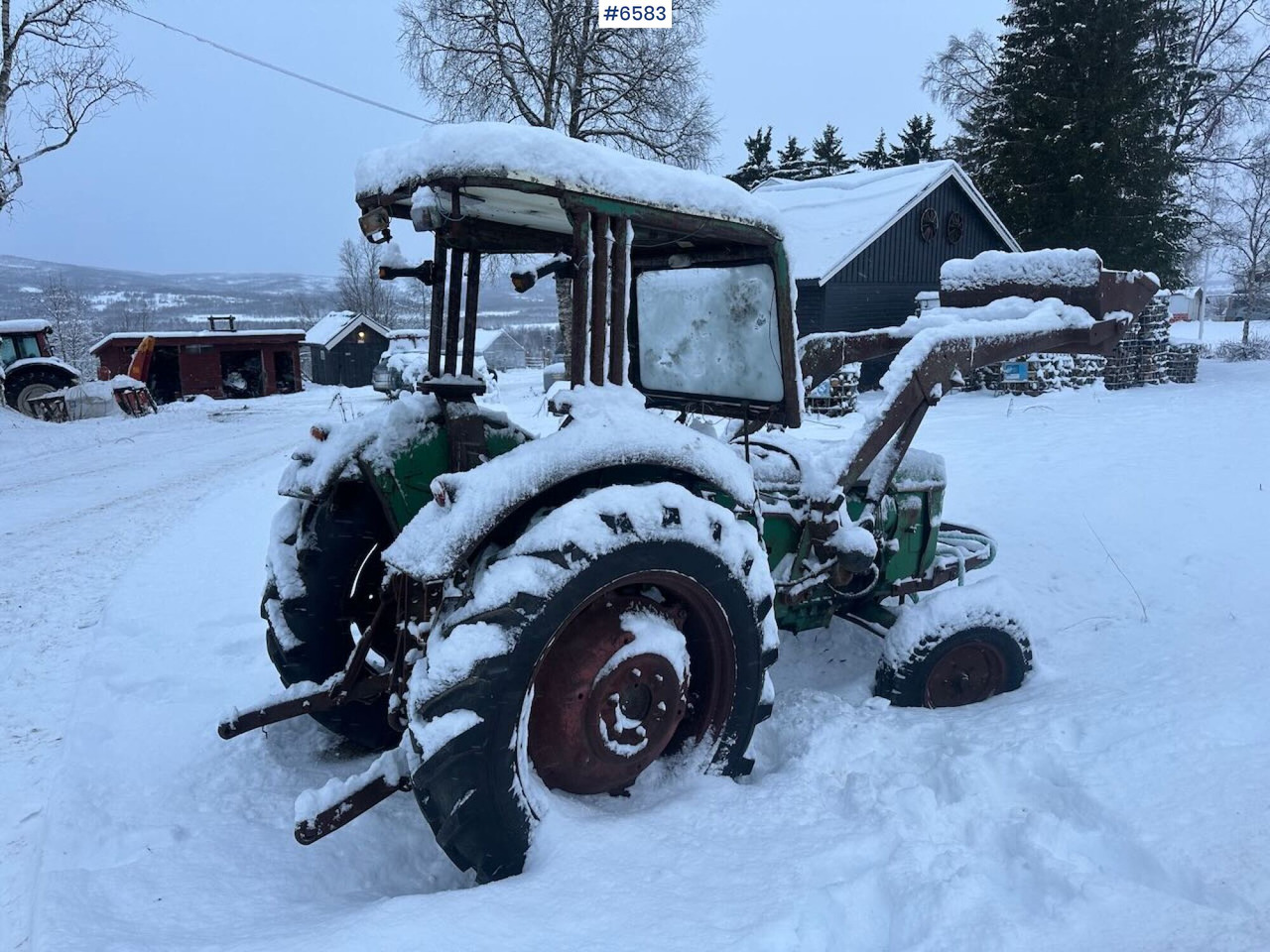 1969 Deutz D5005 tractor w/ front loader. Rep. object. - جرار: صورة 5 1969 Deutz D5005 tractor w/ front loader. Rep. object. - جرار: صورة 5