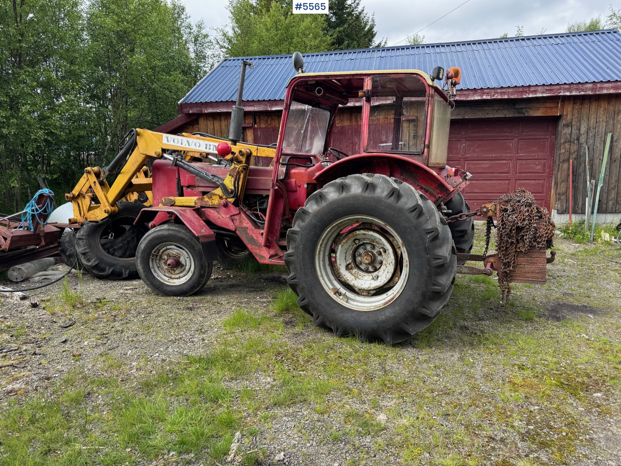 1969 Volvo BM 600 w/ Hymas front loader - جرار: صورة 4 1969 Volvo BM 600 w/ Hymas front loader - جرار: صورة 4