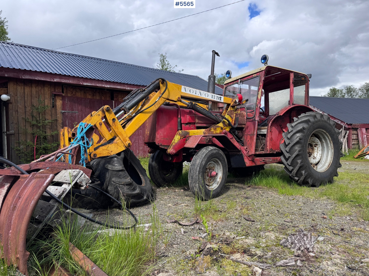 1969 Volvo BM 600 w/ Hymas front loader - جرار: صورة 3 1969 Volvo BM 600 w/ Hymas front loader - جرار: صورة 3