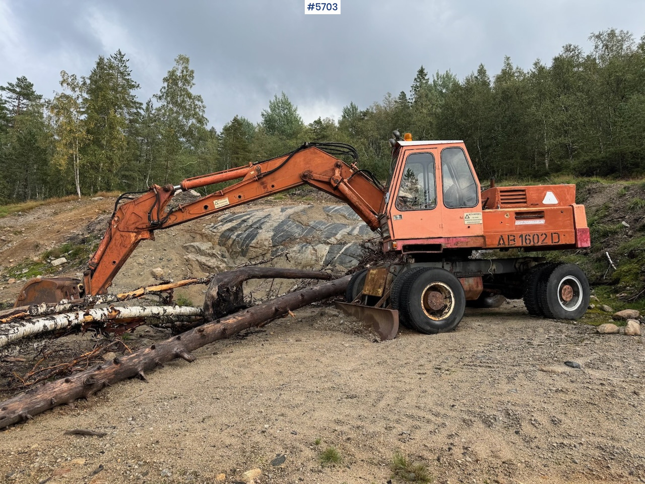 1977 Atlas 1602 D - حفار ذو عجلات: صورة 2 1977 Atlas 1602 D - حفار ذو عجلات: صورة 2