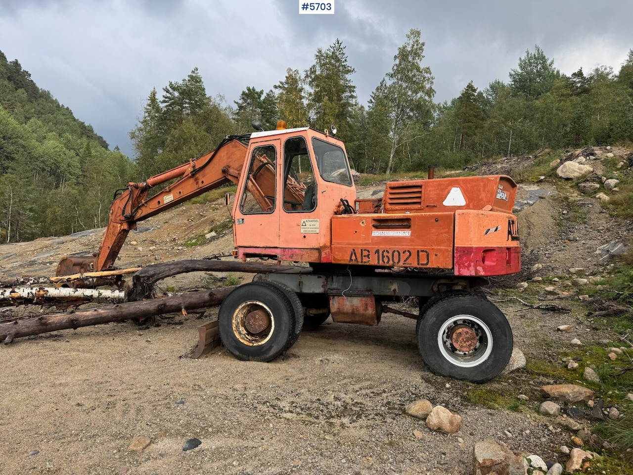 1977 Atlas 1602 D - حفار ذو عجلات: صورة 3 1977 Atlas 1602 D - حفار ذو عجلات: صورة 3