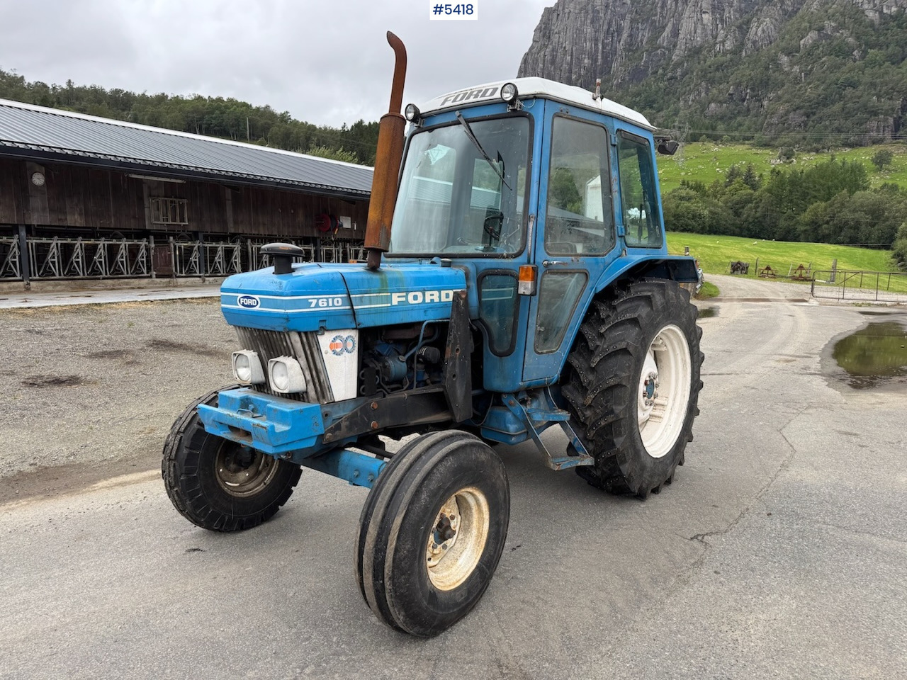 1982 Ford 7610 w/ front loader. - جرار: صورة 1 1982 Ford 7610 w/ front loader. - جرار: صورة 1