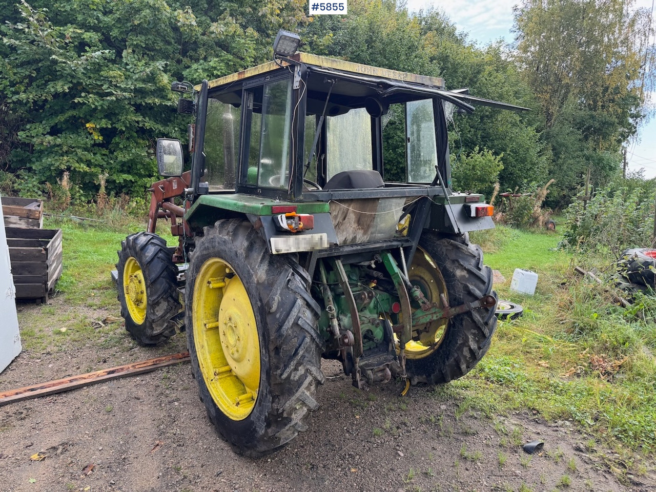 تأجير  1982 John Deere 1140 with front loader and a parts tractor 1982 John Deere 1140 with front loader and a parts tractor: صورة 12