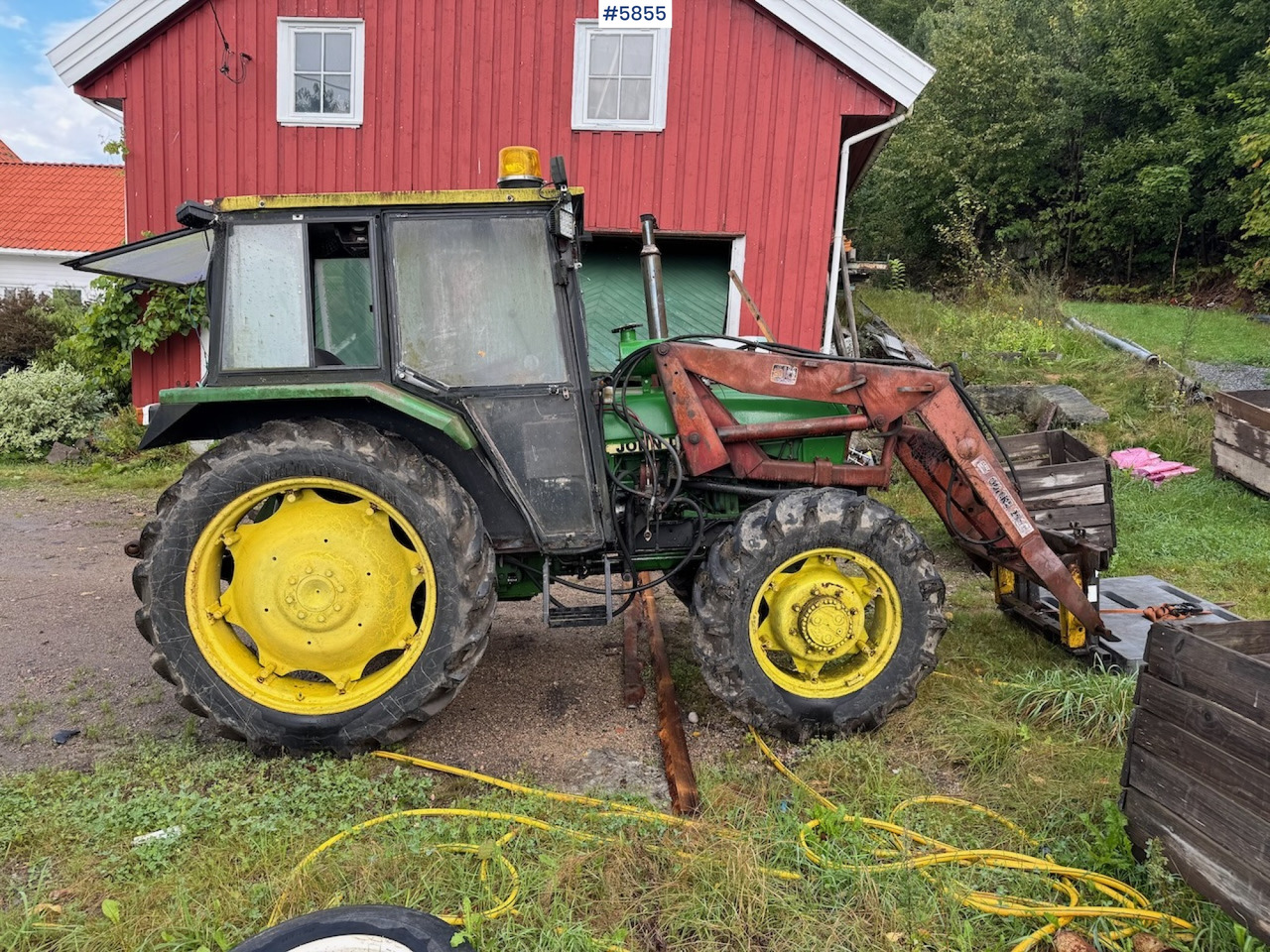 تأجير  1982 John Deere 1140 with front loader and a parts tractor 1982 John Deere 1140 with front loader and a parts tractor: صورة 6