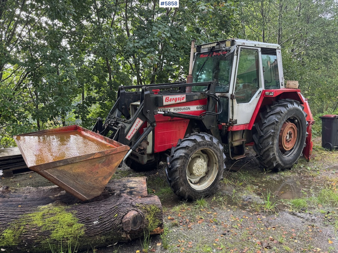 1983 Massey Ferguson 690 with front loader - جرار: صورة 1 1983 Massey Ferguson 690 with front loader - جرار: صورة 1