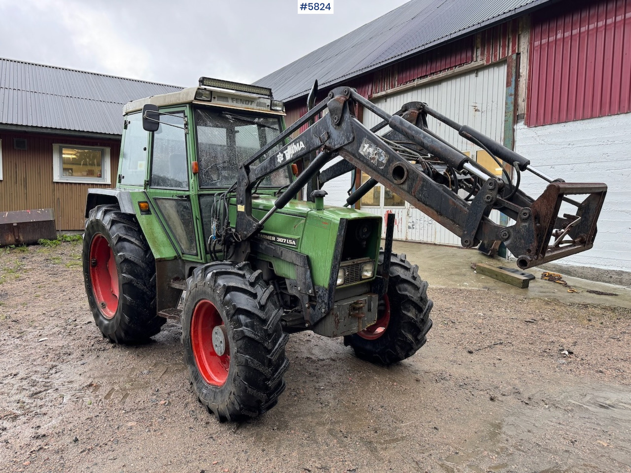 1991 Fendt Farmer 307 LSA w/ front loader. - جرار: صورة 4 1991 Fendt Farmer 307 LSA w/ front loader. - جرار: صورة 4