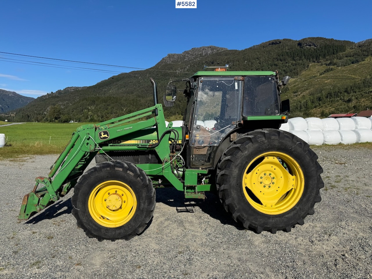 1991 John Deere 2650 Fox Power Synchron m/frontalster - جرار: صورة 1 1991 John Deere 2650 Fox Power Synchron m/frontalster - جرار: صورة 1