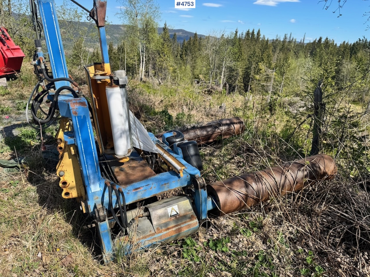 1991 Tellefsdal Autowrap 1500 Round bale wrapper w/ Control box. - ماكينات نشر التبن: صورة 4 1991 Tellefsdal Autowrap 1500 Round bale wrapper w/ Control box. - ماكينات نشر التبن: صورة 4