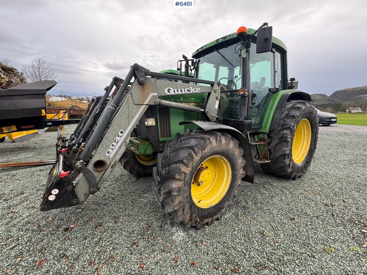 1995 John Deere 6400 w/ Quicke 960 loader. WATCH THE VIDEO! - جرار: صورة 1 1995 John Deere 6400 w/ Quicke 960 loader. WATCH THE VIDEO! - جرار: صورة 1