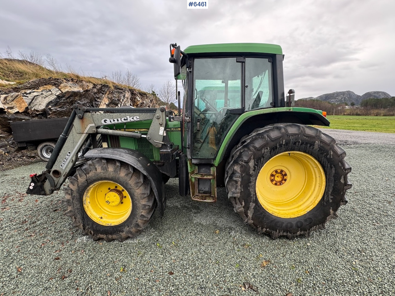1995 John Deere 6400 w/ Quicke 960 loader. WATCH THE VIDEO! - جرار: صورة 2 1995 John Deere 6400 w/ Quicke 960 loader. WATCH THE VIDEO! - جرار: صورة 2