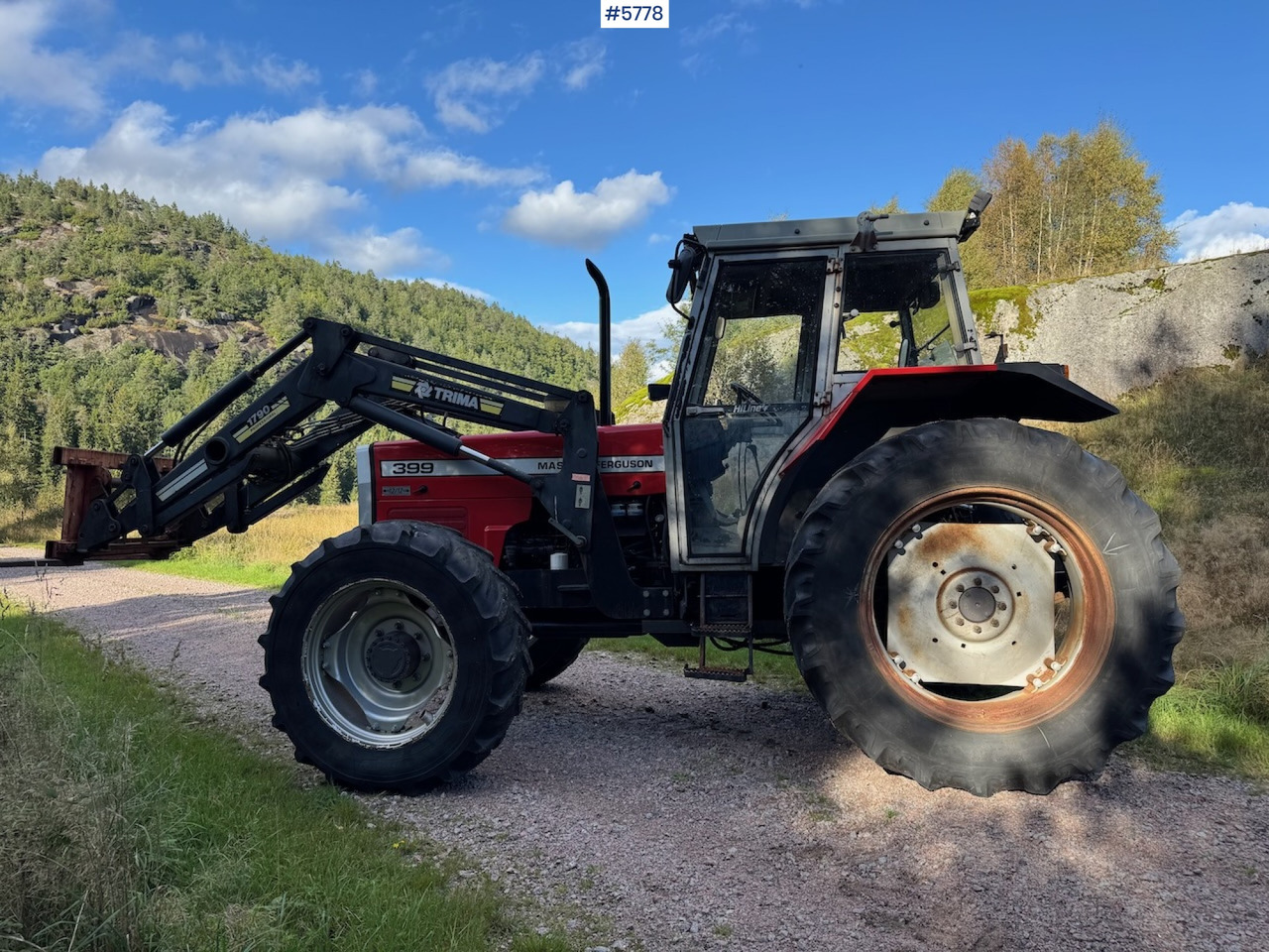 1995 Massey Ferguson 399 w/ front loader. - جرار: صورة 5 1995 Massey Ferguson 399 w/ front loader. - جرار: صورة 5