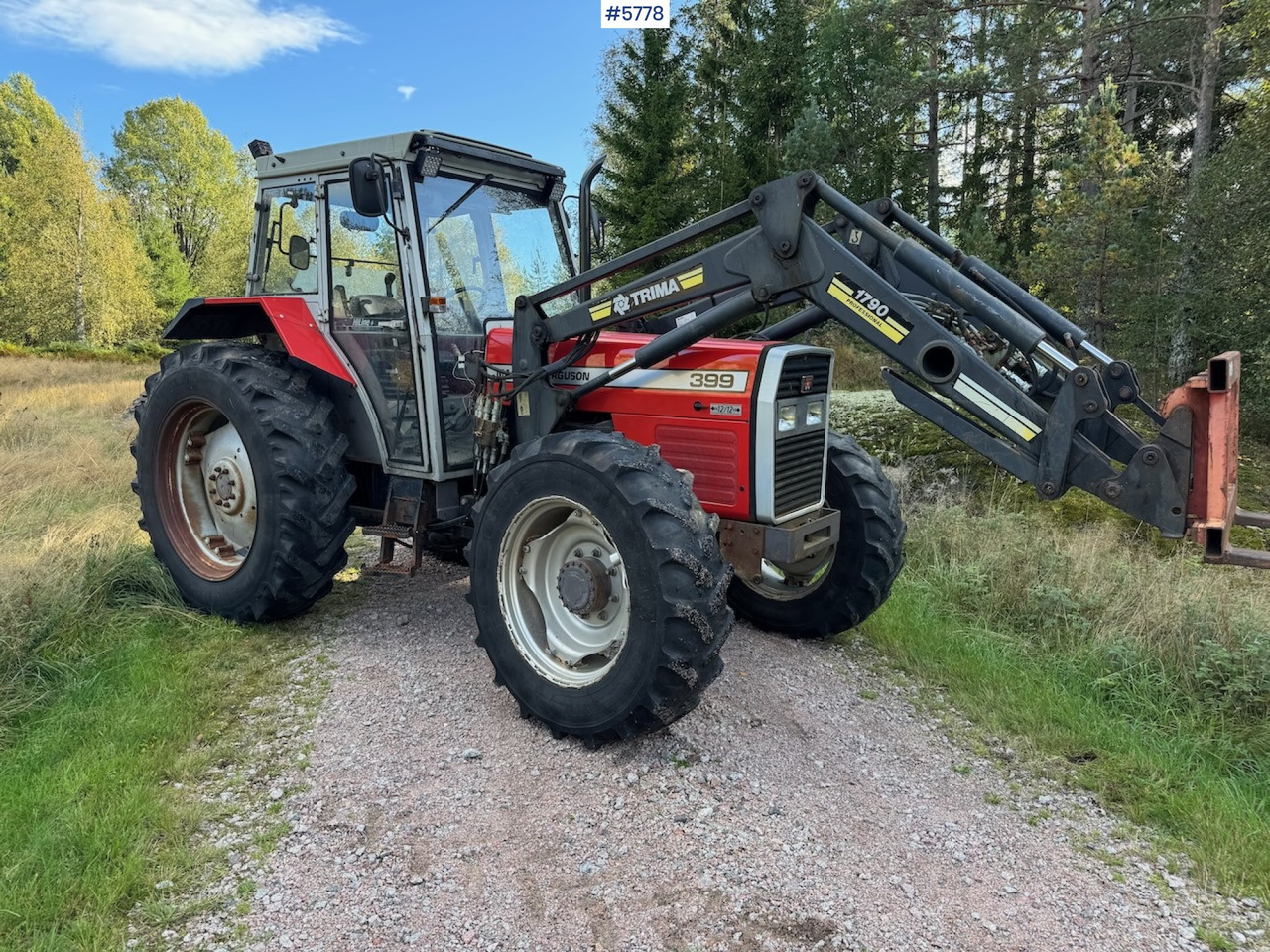 1995 Massey Ferguson 399 w/ front loader. - جرار: صورة 1 1995 Massey Ferguson 399 w/ front loader. - جرار: صورة 1