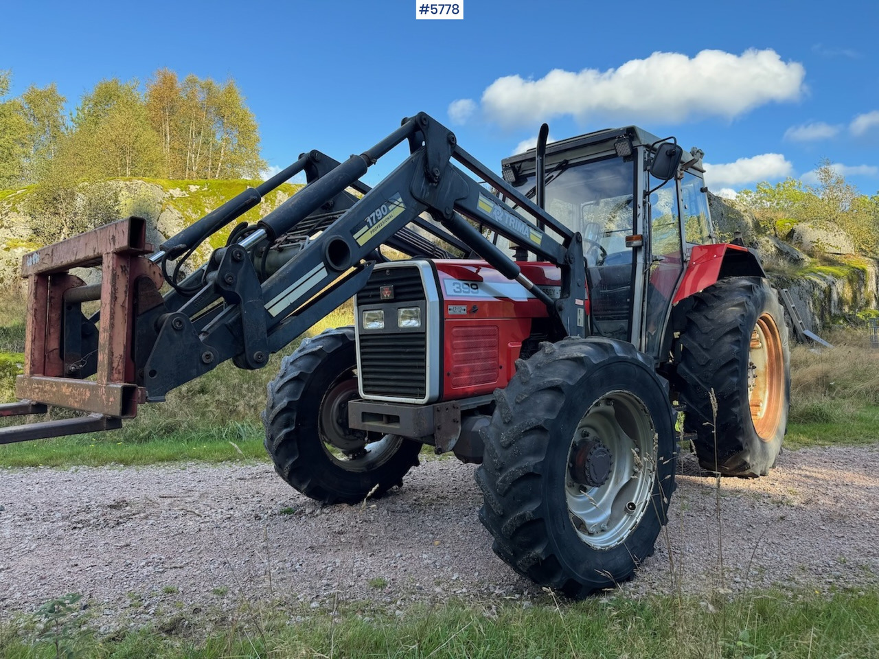 1995 Massey Ferguson 399 w/ front loader. - جرار: صورة 4 1995 Massey Ferguson 399 w/ front loader. - جرار: صورة 4