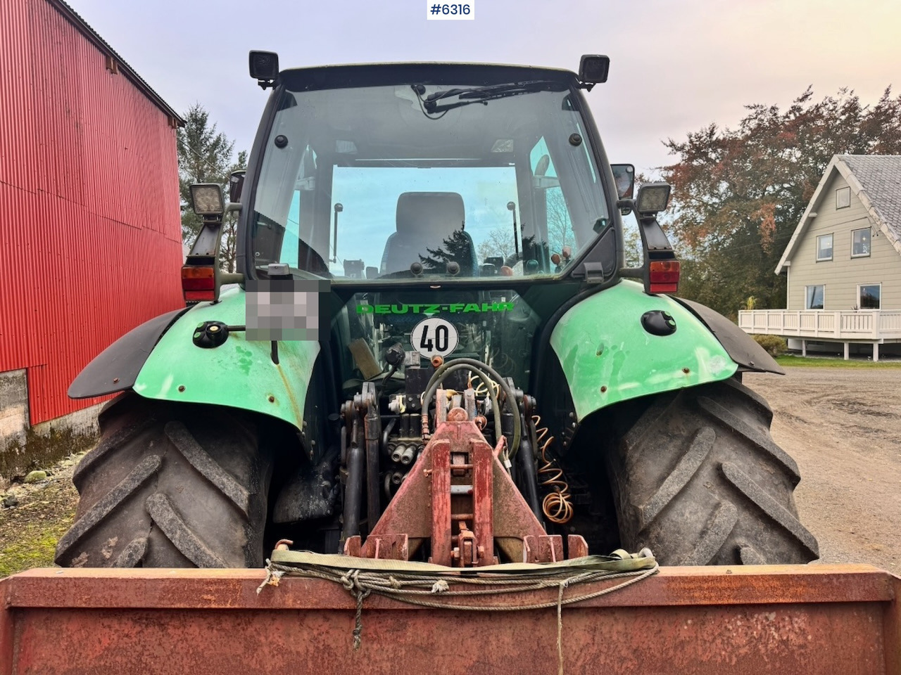 1999 Deutz Agrotron 150 w/ bucket and Front loader from 2020. - جرار: صورة 5 1999 Deutz Agrotron 150 w/ bucket and Front loader from 2020. - جرار: صورة 5