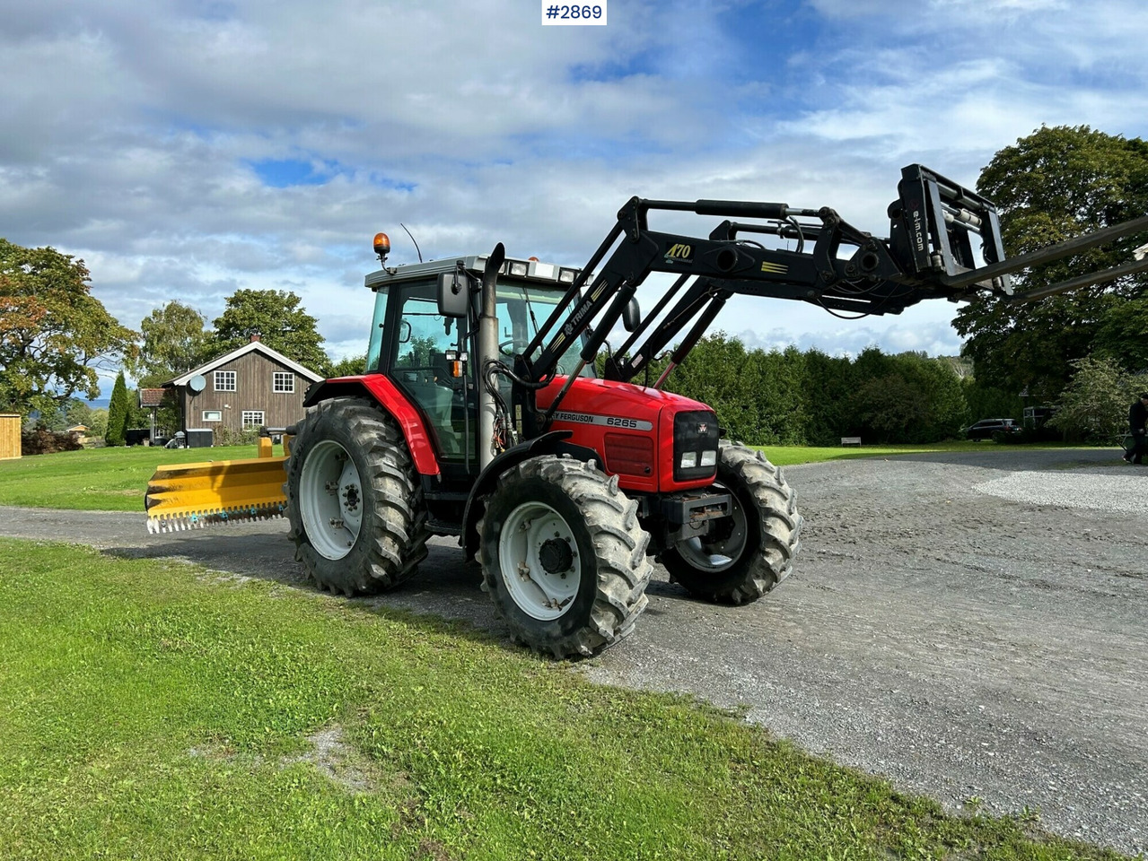 1999 Massey Ferguson 6265 w/ trima 420 front loader - جرار: صورة 1 1999 Massey Ferguson 6265 w/ trima 420 front loader - جرار: صورة 1