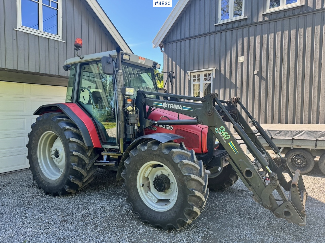 2001 Massey Ferguson 4355 4x4 with Front Loader - جرار: صورة 5 2001 Massey Ferguson 4355 4x4 with Front Loader - جرار: صورة 5