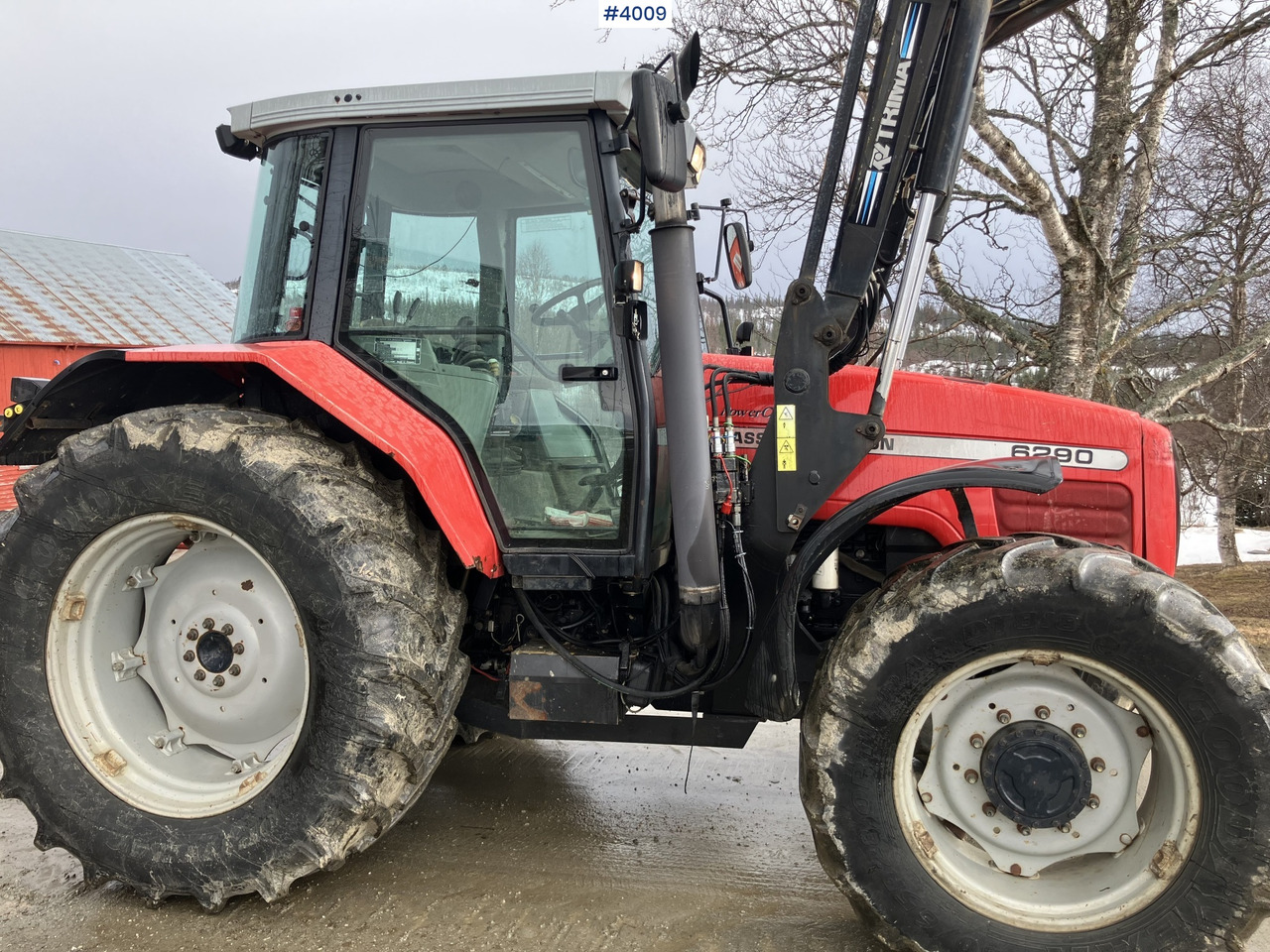 2001 Massey Ferguson 6290 4x4 w/ Trima 480 loader. WATCH VIDEO. - جرار: صورة 1 2001 Massey Ferguson 6290 4x4 w/ Trima 480 loader. WATCH VIDEO. - جرار: صورة 1