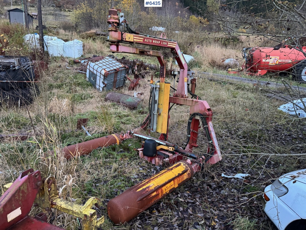 2001 Tellefsdal Auto Wrap 1300 Round bale wrapper. - ماكينات نشر التبن: صورة 1 2001 Tellefsdal Auto Wrap 1300 Round bale wrapper. - ماكينات نشر التبن: صورة 1