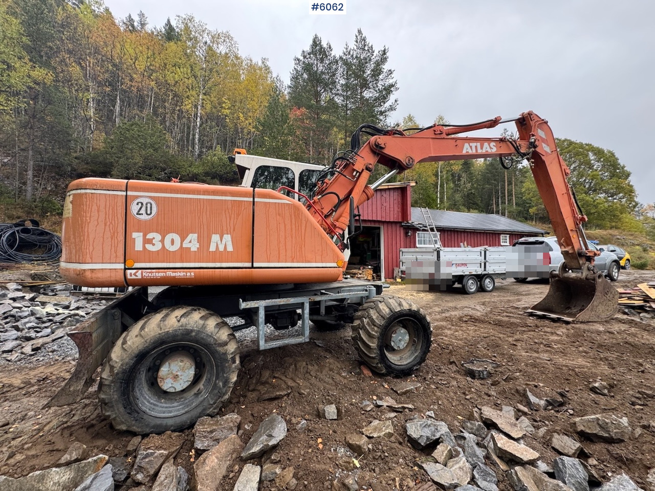 2002 Atlas 1304 w/ 1 backhoe bucket Low Hours! - حفار ذو عجلات: صورة 5 2002 Atlas 1304 w/ 1 backhoe bucket Low Hours! - حفار ذو عجلات: صورة 5